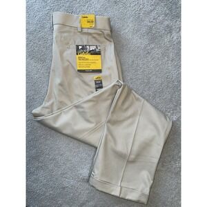 NWT‎ MENS CABELA'S CASUAL PLEATED CUFFED 100% COTTON KHAKI PANTS SIZE 34X32